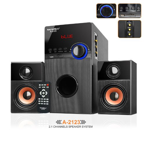 Loa vi tinh Soundmax A2123 mau den